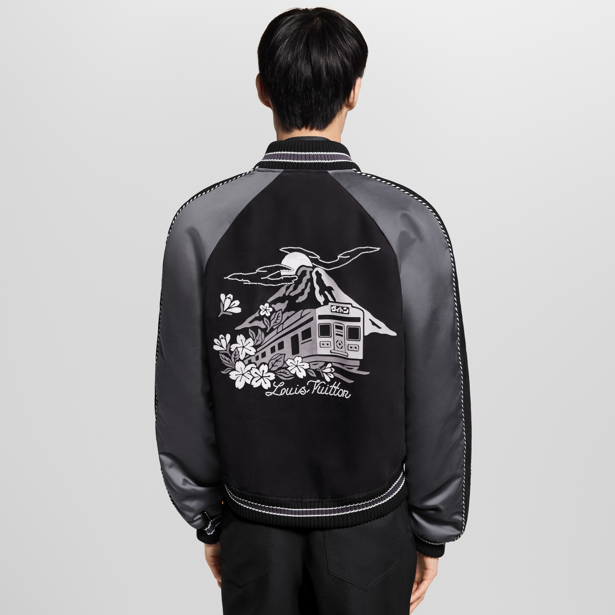 Embellished Mix Leather Blouson - High-End Ready-to-Wear | LOUIS